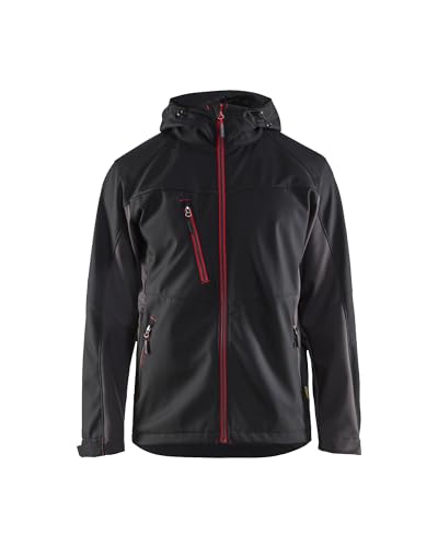 Blaklader 475325169956XXXL Softshell Jacke, Schwarz/Rot, Größe XxXL Blaklader 475325169956XXXL Softshell Jacke, Schwarz/Rot, Größe XxXL von BLÅKLÄDER