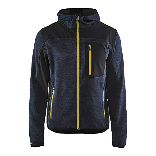 Blaklader 493021178635XS Strick Jacke, Dunkelblau/Gelb, Größe XS Blaklader 493021178635XS Strick Jacke, Dunkelblau/Gelb, Größe XS von BLÅKLÄDER