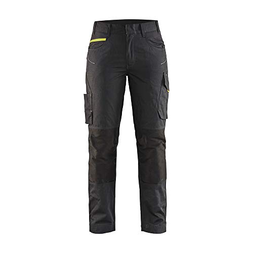 Blaklader 719513309933C44 Damen Service Arbeitshose mit Stretch, Schwarz/Gelb, Größe C44 Blaklader 719513309933C44 Damen Service Arbeitshose mit Stretch, Schwarz/Gelb, Größe C44 von BLÅKLÄDER