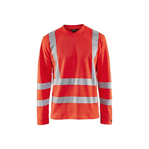 Blaklader 894810705500XL UV T-Shirt, High Vis Rot, Größe XL von BLÅKLÄDER