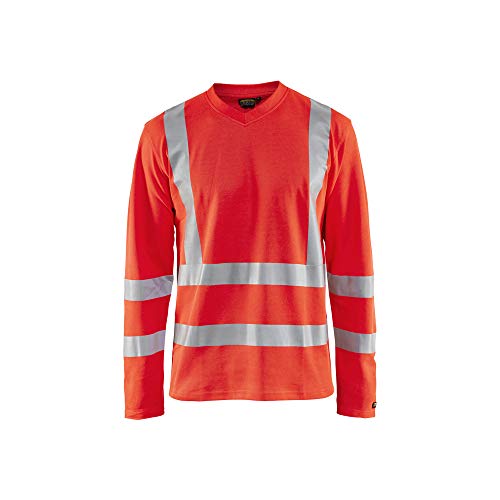 Blaklader 894810705500XS UV T-Shirt, High Vis Rot, Größe XS von BLÅKLÄDER