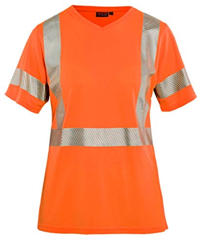 Blakläder 333610135300S Damen Warnschutz-T-Shirt Größe S in Orange von BLÅKLÄDER