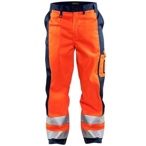 Blakläder Bundhose "High Vis" Größe, 1 Stück, C60, orange/marineblau, 158318605389C60 von BLÅKLÄDER