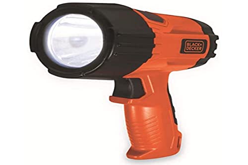 Black+Decker - LED High Brightness 3W 375 Lumen Notlichtakku mit ergonomischem Griff (4x AA enthalten) von BLACK+DECKER