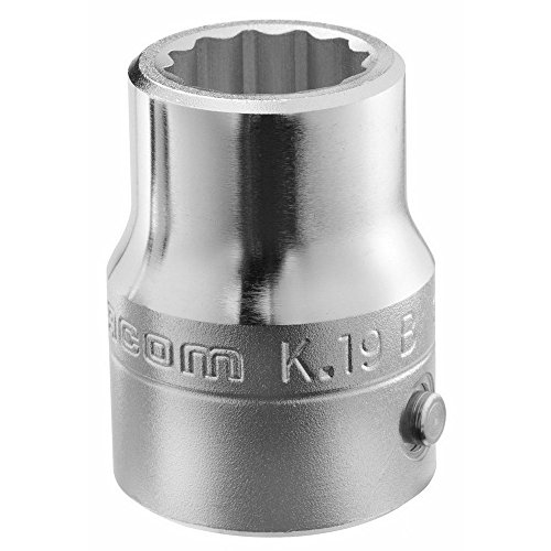 FACOM 3/4 Zoll Steckschlüssel 12 Kant, SW 22, 52,5 mm lang, 1 Stück, K.22B von BLACK+DECKER