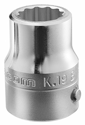 FACOM 3/4 Zoll Steckschlüssel 12 Kant, SW 30, 59 mm lang, 1 Stück, K.30B von Facom