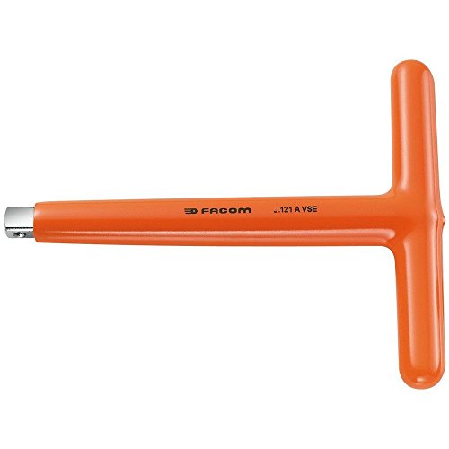 FACOM 3/8 Zoll Griff, isoliert 1000 V mit Anrtiebsvier Kant 205 mm lang, 1 Stück, J.121AVSE von BLACK+DECKER
