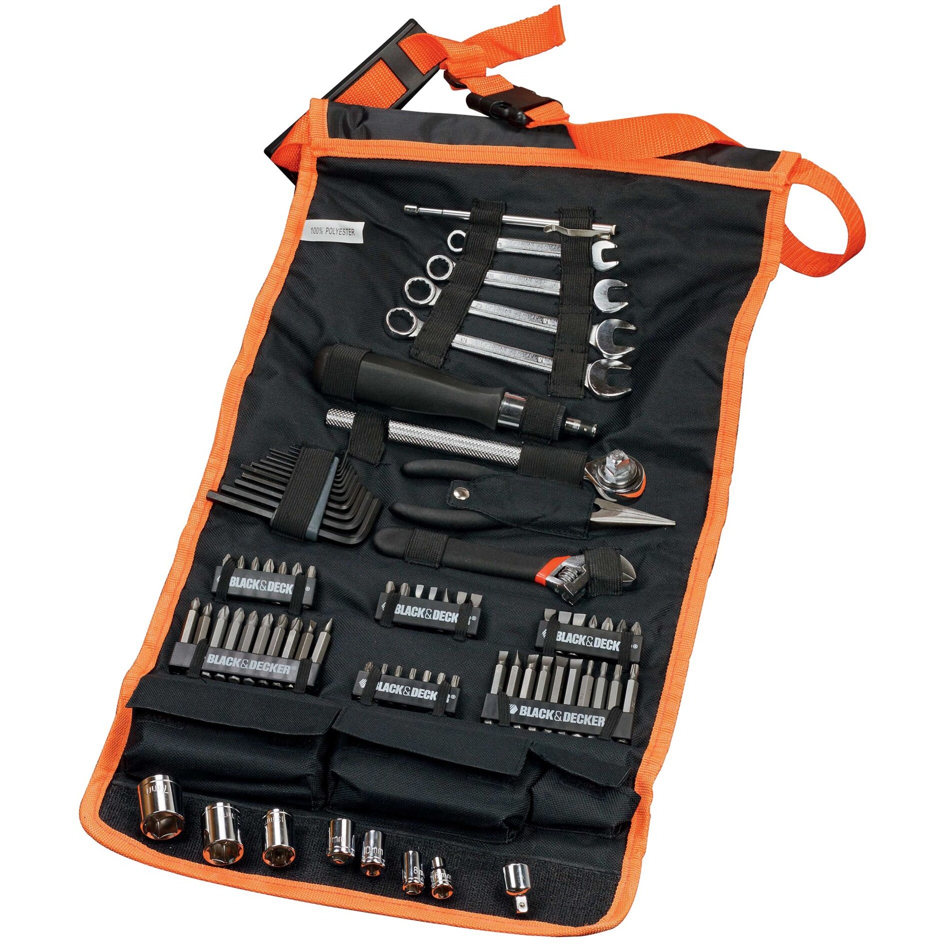 Mechaniker-Set mit Rolltasche, 76-teilig, Werkzeug-Set Mechaniker-Set mit Rolltasche, 76-teilig, Werkzeug-Set von BLACK+DECKER