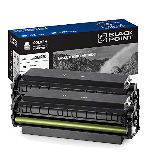 BLACK POINT [MIT CHIP  Toner Kompatibel zu HP W2030A (HP 415A) Schwarz für HP Color Laserjet Pro MFP M479fdw HP Color Laserjet Pro MFP M454dw M454dn Laserjet MFP M479dw MFP M479fdn MFP M479fnw m480 von BLACK POINT