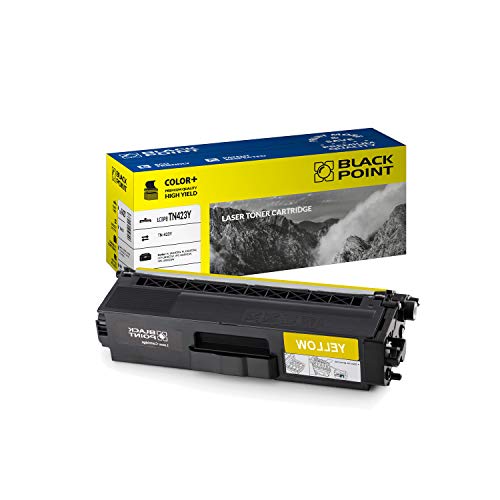 BLACK POINT Premium Toner Kompatibel zu TN-423Y TN423Y TN423 TN-421Y TN421Y TN421 Gelb - für Brother MFC-L8690CDW MFC-L8900CDW DCP-L8410CDW HL-L8260CDW HL-L8360CDW DCP-L8410CDN MFCL8900CDW HLL8260CDW von BLACK POINT