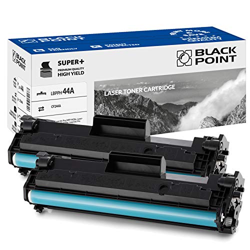 BLACK POINT Toner 2 St. Kompatibel zu HP 44A CF244A - Schwarz - 15% mehr Effizienz für HP: Laserjet Pro MFP M28A, Laserjet Pro MFP M28W, Laserjet Pro M15A, Laserjet Pro M15W von BLACK POINT