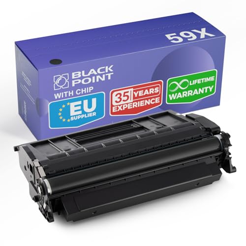 BLACK POINT Toner Kompatibel zu HP 59X CF259X [ MIT CHIP ] - Schwarz - für HP Laserjet Pro MFP M428dw Laserjet Pro MFP M428fdn Laserjet Pro MFP M428fdw Laserjet Pro M404dn Laserjet Pro M404dw XL von BLACK POINT