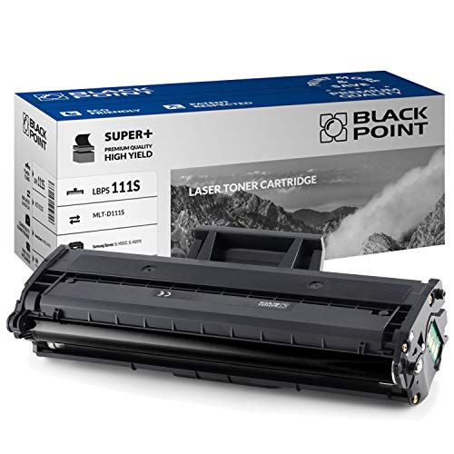 BLACK POINT Toner Kompatibel zu MLT-D111S (D111S) - Schwarz - für Samsung: SL-M2022, SL-M2022W, SL-M2070, SL-M2070F, SL-M2070FW, SL-M2070W, Xpress: SL-M2026W, SL-M2026 von BLACK POINT