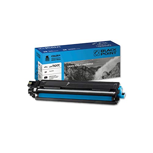 BLACK POINT Toner Kompatibel zu TN-247C - Cyan - für Brother: DCP-L3510CDW, DCP-L3550CDW, MFC-L3730CDN, MFC-L3750CDN, MFC-L3770CDW, HL-L3210CW, HL-L3270CDW von BLACK POINT