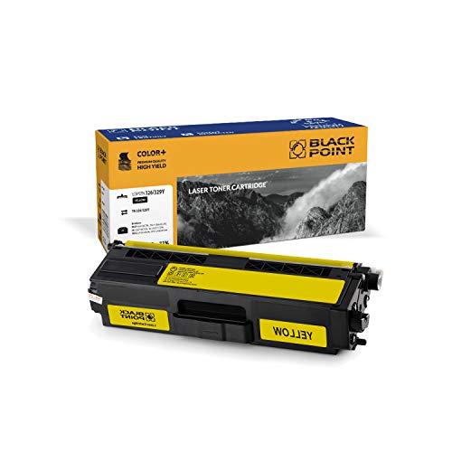 BLACK POINT Toner Kompatibel zu TN-326Y / TN-329Y - Yellow - für Brother HL: L8350CDW, L8250CDN; MFC:L8850CDW, L8650CDW; DCP: L8400CDN, L8450CDW von BLACK POINT