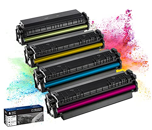 [MIT CHIP] Black Point Toner Set Kompatibel zu HP 415X W2030X W2031A W2032A W2033A HP 415A für HP Color Laserjet Pro MFP M479fdw Color Laserjet Pro MFP M454dw M454dn MFP M479dw MFP M479fdn MFP M479fnw von BLACK POINT