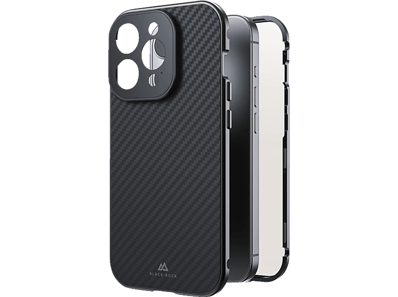 BLACK ROCK 360° Glass, Backcover, Apple, iPhone 15 Pro, Schwarz BLACK ROCK 360° Glass, Backcover, Apple, iPhone 15 Pro, Schwarz von BLACK ROCK