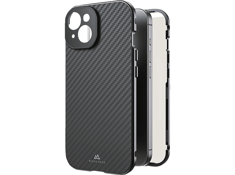 BLACK ROCK 360° Glass, Full Cover, Apple, iPhone 15, Real Carbon BLACK ROCK 360° Glass, Full Cover, Apple, iPhone 15, Real Carbon von BLACK ROCK