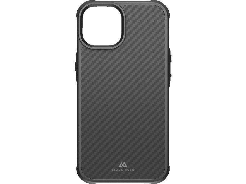 BLACK ROCK Robust Carbon, Backcover, Apple, iPhone 14, Schwarz von BLACK ROCK