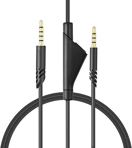 Black Stork Replace Audio cable with inline Mute compatible with Astro A10 A40 A50 A30 Gaming Headset von BLACK STORK