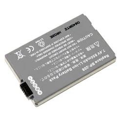 Akku passend für Canon BP-208 7,4Volt 850mAh Li-Ion (kein Original) von BLACKFORT
