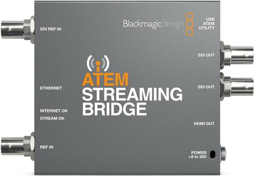 Blackmagic Design ATEM Streaming Bridge - Aktiver Videokonverter - Grau - Windows 10 - Windows 8.1 - Mac OS X 10.14 Mojave - Mac OS X 10.15 Catalina - 1920 x 1080 Pixel - 1080i - 1080p (BM-SWATEMMINISBPR) von BLACKMAGIC