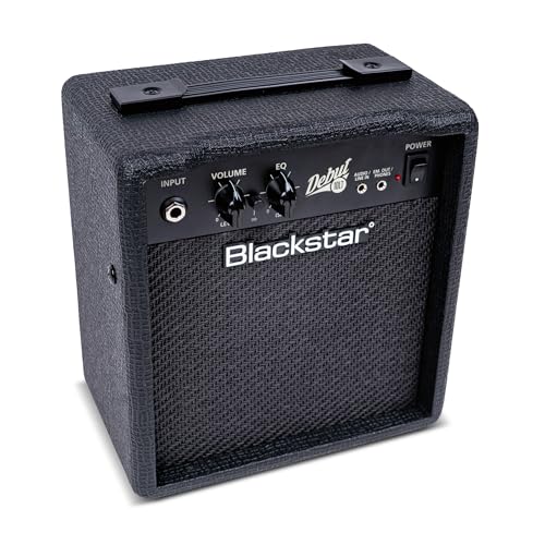 Blackstar Debut 10 LT E-Gitarren-Combo-Verstärker mit 10 Watt, perfekt für Anfänger, zum Üben zu Hause Lautstärke- und EQ-Regler, Audio-Eingang und emulierter Ausgang/Kopfhörer Blackstar Debut 10 LT E-Gitarren-Combo-Verstärker mit 10 Watt, perfekt für Anfänger, zum Üben zu Hause Lautstärke- und EQ-Regler, Audio-Eingang und emulierter Ausgang/Kopfhörer von BLACKSTAR