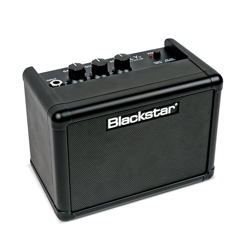 Blackstar Fly 3 LT Mini-E-Gitarre, tragbar, batteriebetrieben, Schwarz von BLACKSTAR