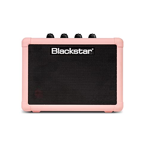 Blackstar Fly 3 Tragbare batteriebetriebene Mini-E-Gitarre, Verstärker MP3, Line In & Kopfhörer Line Out, Pink von BLACKSTAR
