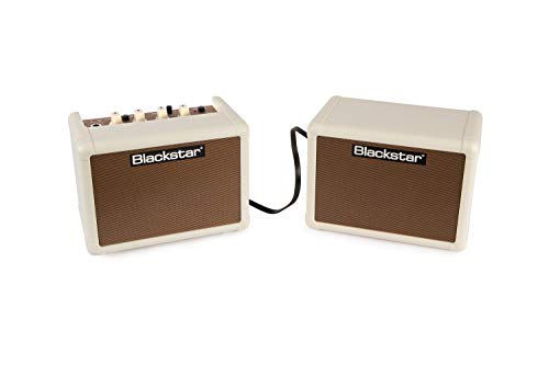 Blackstar Fly Acoustic Package Tragbarer batteriebetriebener Mini-Gitarrenverstärker mit 6 Watt, Echo MP3 Line In & Headphone Line Out von BLACKSTAR