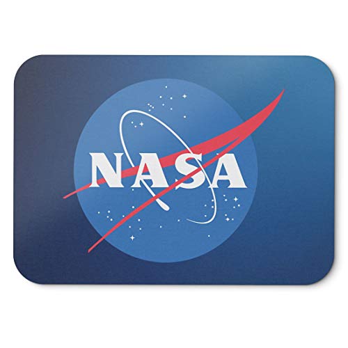 BLAK TEE Offizielles Classic NASA Insignia aka Meatball Logo Mauspad 18 x 22 cm in 3 Farben Blau BLAK TEE Offizielles Classic NASA Insignia aka Meatball Logo Mauspad 18 x 22 cm in 3 Farben Blau von BLAK TEE
