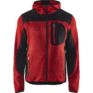 BLAKLÄDER® Herren Strickjacke 4930 rot/schwarz Größe 3XL von BLAKLÄDER®