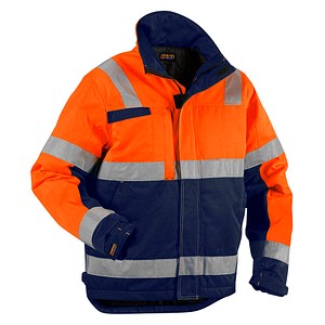 BLAKLÄDER® Herren Warnjacke Winter 4862 orange, marine Größe 3XL von BLAKLÄDER®