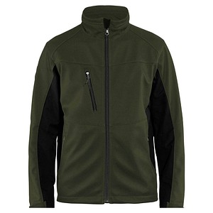 BLAKLÄDER® unisex Softshelljacke 4950 olivegrün, schwarz Größe M von BLAKLÄDER®