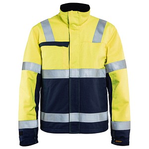 BLAKLÄDER® unisex Warnjacke Winter 4069 gelb, marine Größe L von BLAKLÄDER®