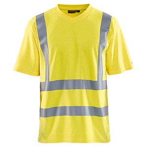 BLAKLÄDER® unisex Warnschutz Shirt 3380 gelb Größe 2XL von BLAKLÄDER®
