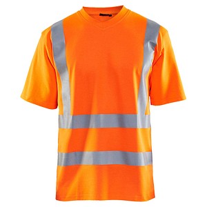 BLAKLÄDER® unisex Warnschutz Shirt 3380 orange Größe 3XL von BLAKLÄDER®