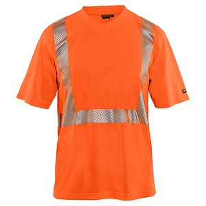 BLAKLÄDER® unisex Warnschutz Shirt 3386 orange Größe M von BLAKLÄDER®