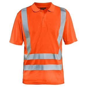 BLAKLÄDER® unisex Warnschutz Shirt 3391 orange Größe M von BLAKLÄDER®