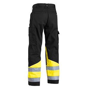 BLAKLÄDER® unisex Warnschutzhose 1564 schwarz, gelb Größe 50 von BLAKLÄDER®