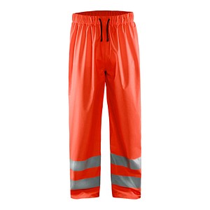 BLAKLÄDER® unisex Warnschutz-Regenhose HIGH-VIS "1384" orange Größe L von BLAKLÄDER®