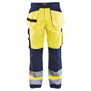 BLAKLÄDER® unisex Warnschutzhose HIGH-VIS "1533" gelb, marine Größe 114 von BLAKLÄDER®