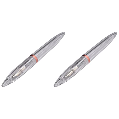 BLASHRD 2Stück 0,5mm Füllfeder Halter mit Pipette Hohe Kapazität Transparente Stifte Büro Schulbedarf Für Studenten Schreiben Geschenke Schreibwaren Rose Gold BLASHRD 2Stück 0,5mm Füllfeder Halter mit Pipette Hohe Kapazität Transparente Stifte Büro Schulbedarf Für Studenten Schreiben Geschenke Schreibwaren Rose Gold von BLASHRD