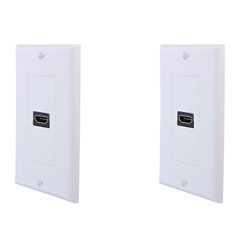 BLASHRD 2X 1-Schnittstelle -Wand Frontplatte Panel Abdeckung Koppler Outlet Extender 3D 1080P BLASHRD 2X 1-Schnittstelle -Wand Frontplatte Panel Abdeckung Koppler Outlet Extender 3D 1080P von BLASHRD
