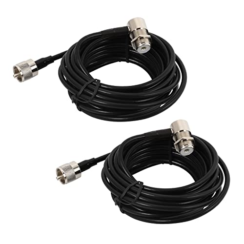 BLASHRD 2X 16Ft RG58 PL259 UHF Zu SO239-Steckverbinder für Autoradio-Mobilfunkantennenkabel BLASHRD 2X 16Ft RG58 PL259 UHF Zu SO239-Steckverbinder für Autoradio-Mobilfunkantennenkabel von BLASHRD