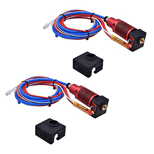BLASHRD 2X 3D Vollmetall J-Kopf CR10S PRO Hotend Extrude Hot End Kit für Pro CR10 10S Bowden Extruder 24V von BLASHRD