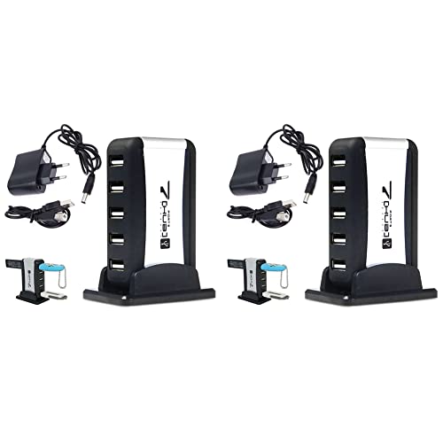 BLASHRD 2X Eu Stecker Externer Hub 7 USB 2.0 Anschluesse mit Multi-Sockel Strom Versorgungsschlitz Fuer Notizbuch Pc BLASHRD 2X Eu Stecker Externer Hub 7 USB 2.0 Anschluesse mit Multi-Sockel Strom Versorgungsschlitz Fuer Notizbuch Pc von BLASHRD