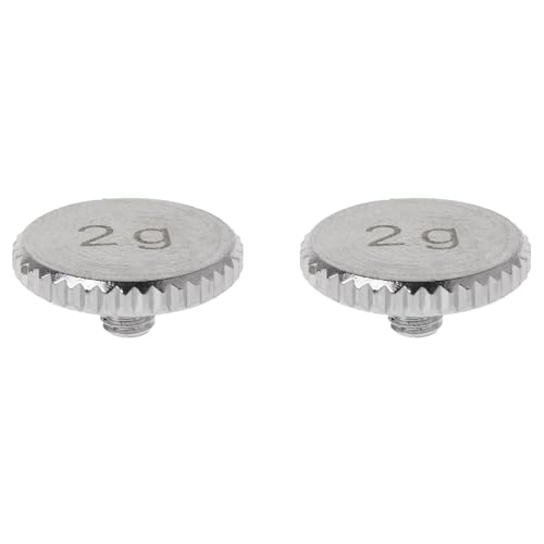 BLASHRD 2X Headshell 2G Shell Gewicht Plattenspieler Metall Elektrische Instrumententeile für SL1200 SL1210 MK2 3 5 M5G Stylus DJ, Silber BLASHRD 2X Headshell 2G Shell Gewicht Plattenspieler Metall Elektrische Instrumententeile für SL1200 SL1210 MK2 3 5 M5G Stylus DJ, Silber von BLASHRD