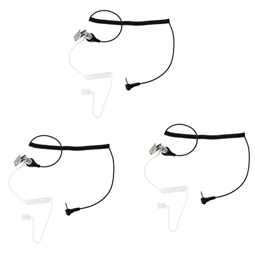 BLASHRD 3X 1Pin 2,5 mm Covert Acoustic Tube Ohrhoerer Kopfhoerer für 2Way Radios für ICOM für mit Soft Plastic Earbud BLASHRD 3X 1Pin 2,5 mm Covert Acoustic Tube Ohrhoerer Kopfhoerer für 2Way Radios für ICOM für mit Soft Plastic Earbud von BLASHRD