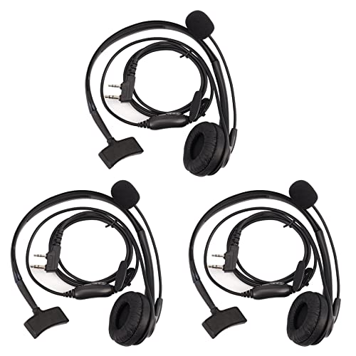 BLASHRD 3X 2-Poliger Kopfhoerer Headset TK220 für Jianwu UV-5R -888S H777 Gegensprechanlage C9009 von BLASHRD
